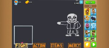自制地图：sans