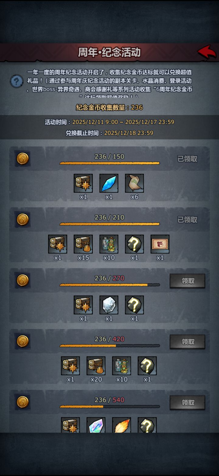萌新第一次参加周年活动，问下活动关卡全部打困难为啥积分是236不是240？是为了不让凑奖励还是我有哪次不小心点了其他难度？我只想知道一下[表情_震惊]截图