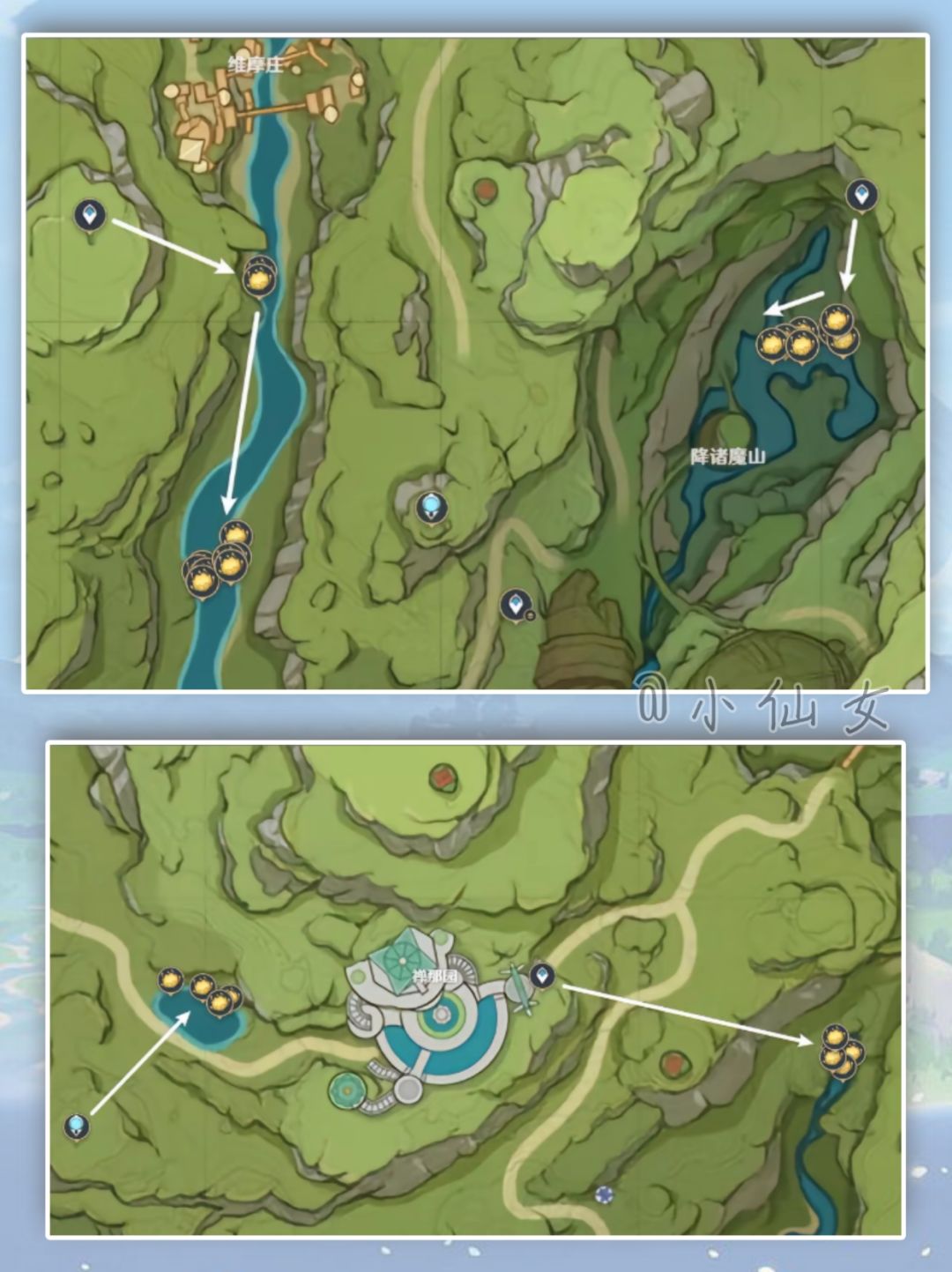 【V5.0攻略】月莲材料采集,全路线快速收集 2