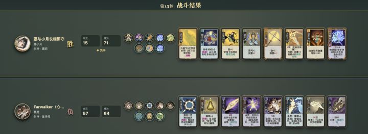 没有真正的攻略内容,就用一批详细的对局录像来代替。其中很多录像里有一位叫"愿与小月长相厮守"的玩家,他虽然一直在做糟糕的决定,但经常运气不错,所以至少还有一点分,而不是一分没有。这些录像可以按林小月玩家第2轮选的副职、按真人对手里有没有特定角色,以及按选了哪些赛季仙命来筛选。
这份录像清单附带我之前发过的赛季仙命梯度表,这里再贴一次:
如果梯度表生成器或者录像浏览器需要改什么、或者需要加什么功截图