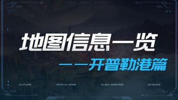 【开普勒港】地图信息一览（含稀有鱼群/食材点位）