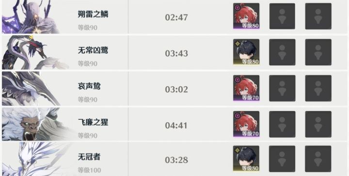 鸣潮全息六单人全通关纪念截图