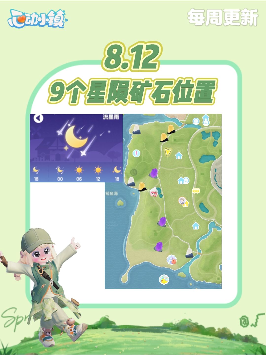 8月12日 9个星陨矿石位置来啦 1