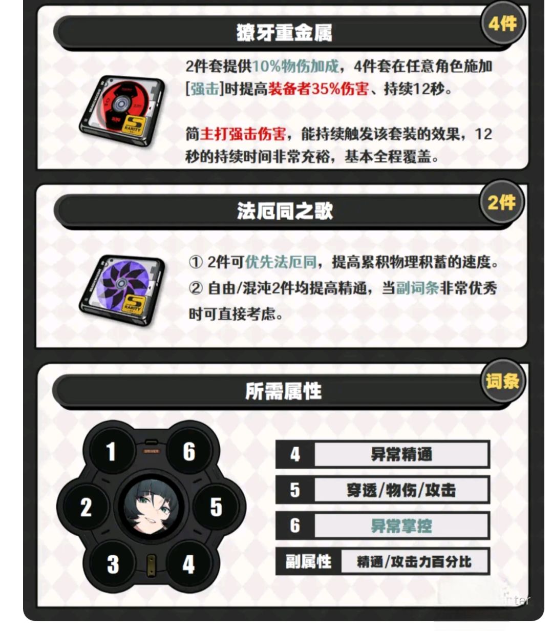 【3.1攻略征集】 简角色攻略 2