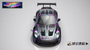 《绝尘漂移》星魅涂装设计大赛作品
涂装设计师：LUCY
作品名称：赛博风 #绝尘漂移第三届涂装设计大赛