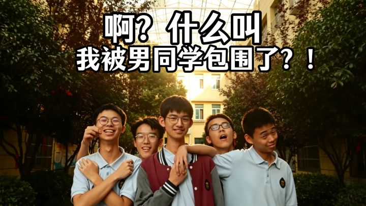 什么？我被男同学包围了？！！！截图