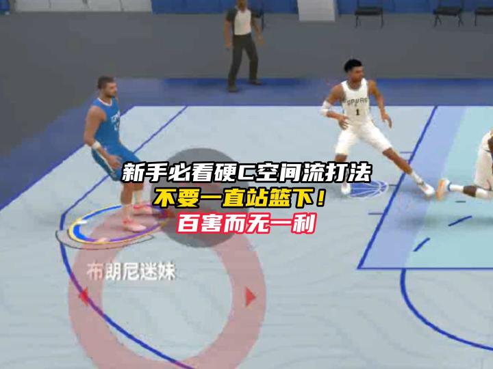 NBA巅峰对决硬C空间流攻略!不要一直站篮下!截图