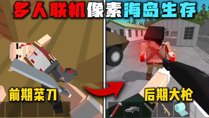 单机 or 联机丧尸海岛生存!152MB像素生存佳作~截图