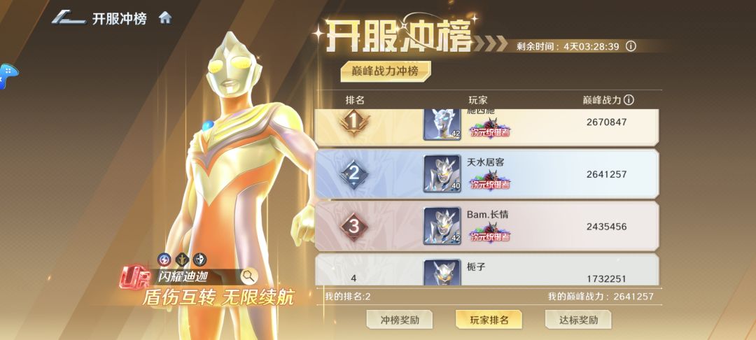 新手第三天,氪佬发力了被挤到第二名 1