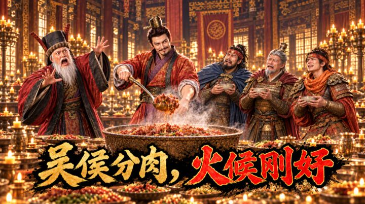 吴侯分肉，火候刚好截图