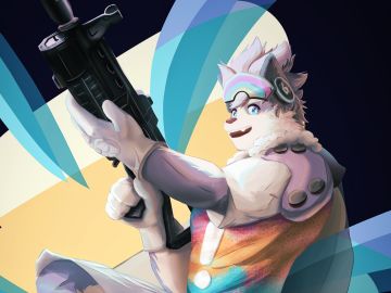 【SS17创作】彩虹电极（狗狗版）