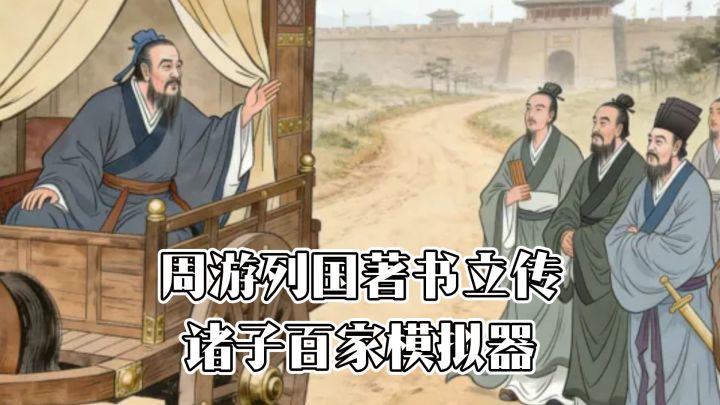 周游列国著书立传,我靠打牌说服别人❗诸子百家模拟器~截图