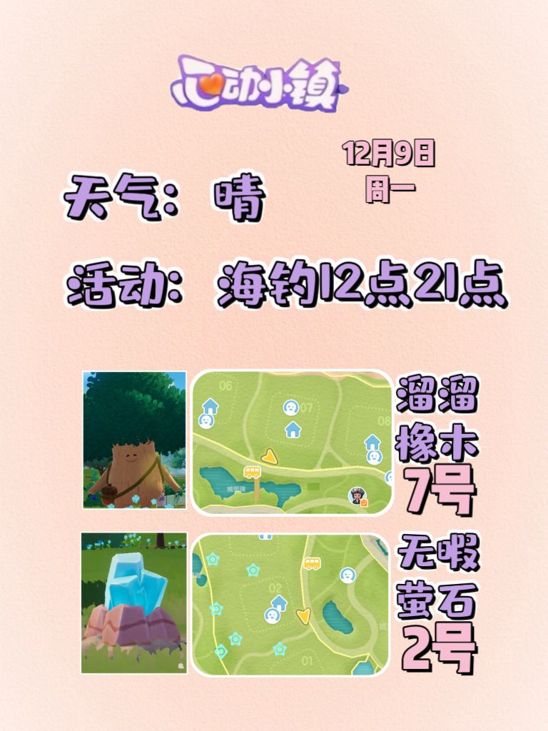 12月9日溜溜木萤石位置及活动摘要 2