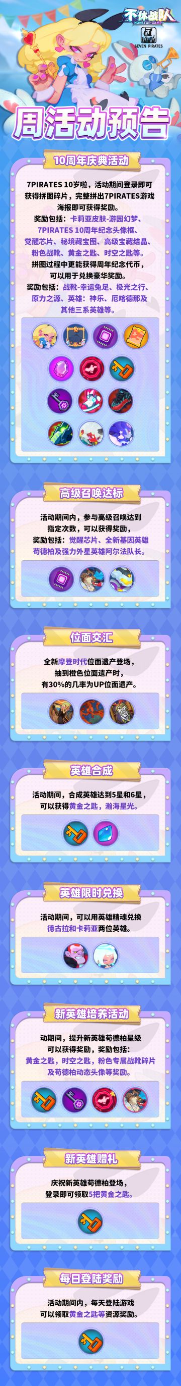 5.19周活动预告（服务器范围：1~1111）