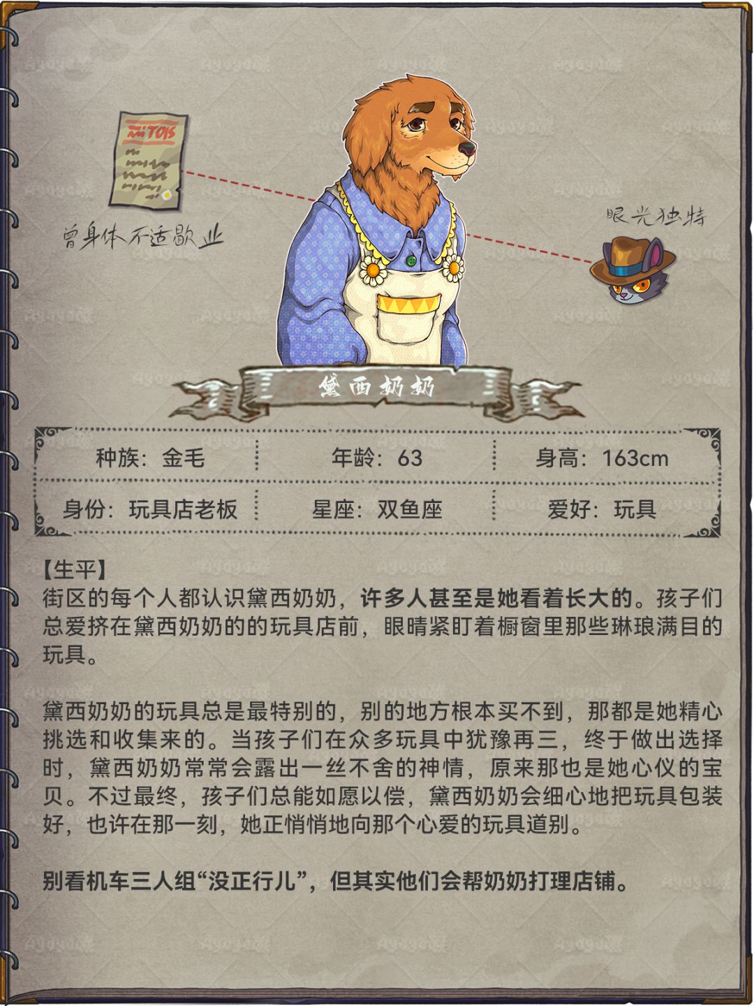 🥰福瑞控狂喜！《水银疗养院》人物档案分享 8
