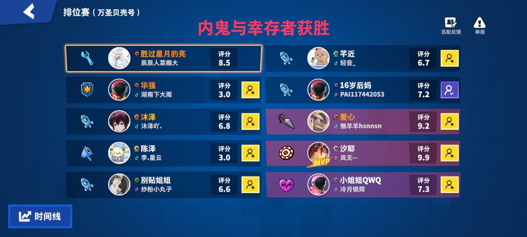 玩这么久第一次匹配到猪脑 2