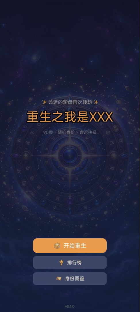 【创作资源申请】《重生之我是XXX》 1