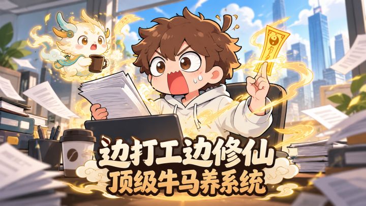 修仙时代来了，我们普通上班族边打工边修仙，还要赚钱养系统？截图