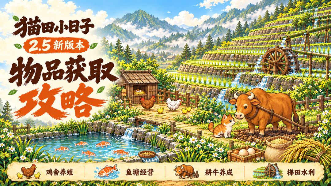 必看!《猫田小日子》2.5新版本攻略 1