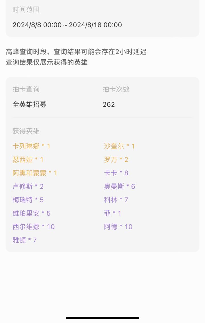 想请问这个抽卡什么水平？截图