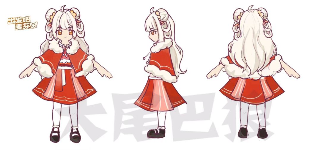 【麦芬时装设计大赛】赤华流云雪 1