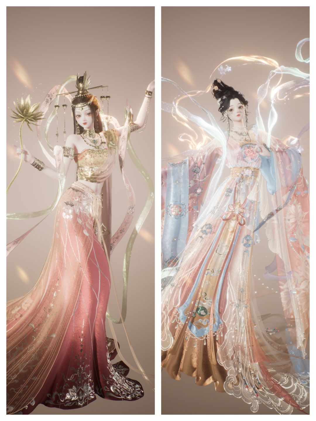 敦煌飞天神女x嫦娥仙子染色系列 3