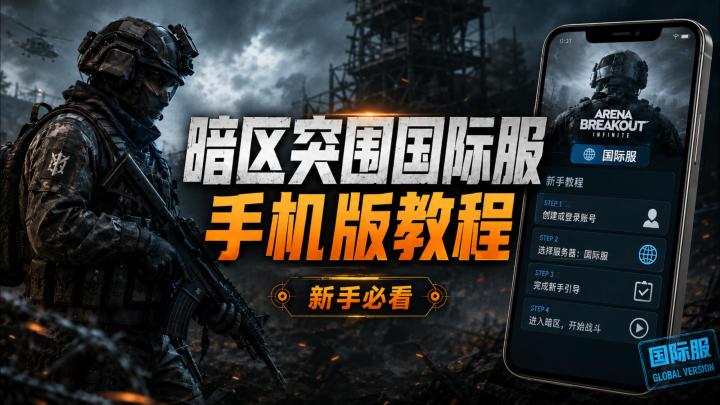 暗区突围国际服手机版怎么玩？从安装到进游戏保姆级教程截图