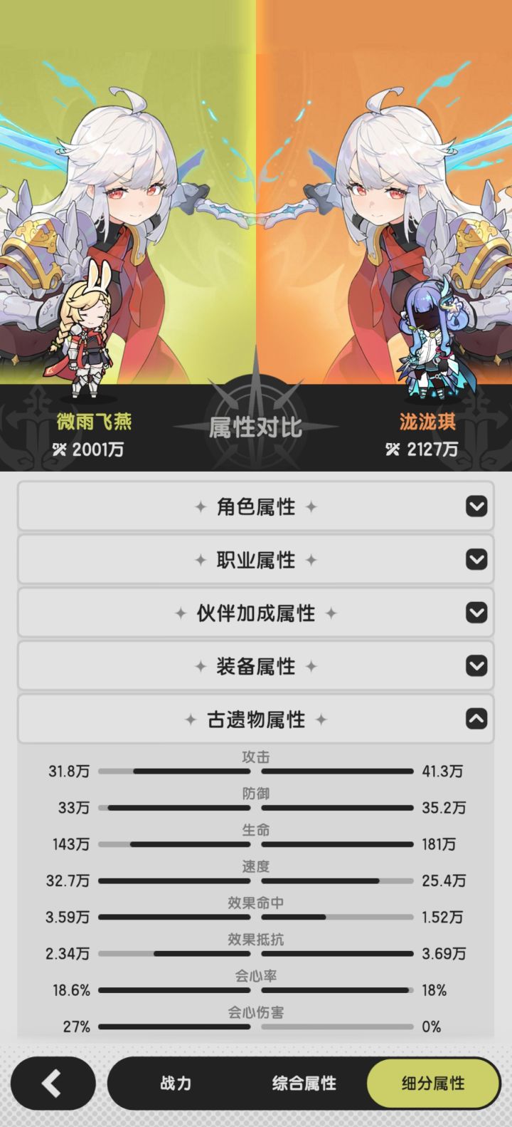 我的遗物全+18,火+19,怎么攻击力差这么多截图