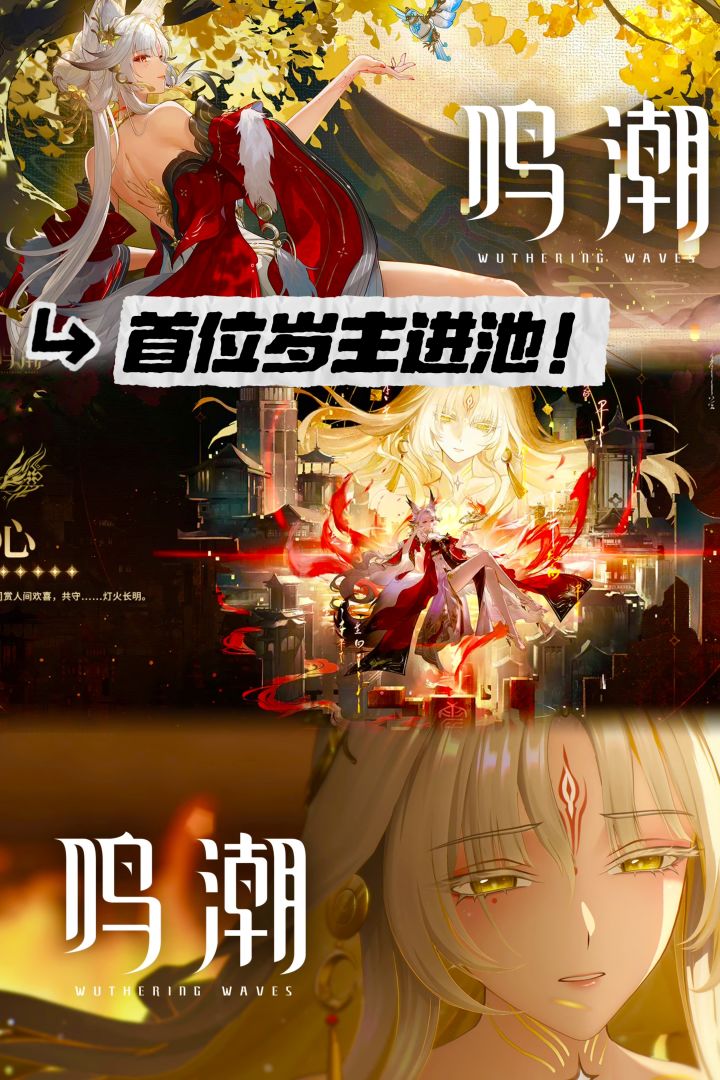 开服首位岁主进池!鸣潮新角色心今日开抽截图