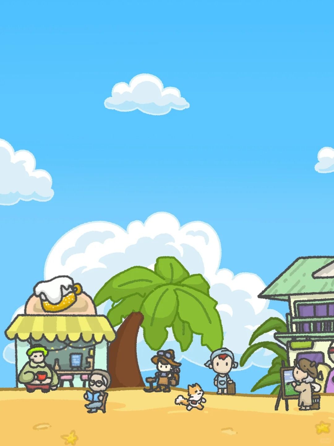 新地图画完了‼️炎炎夏日必须去海边🏖️ 2