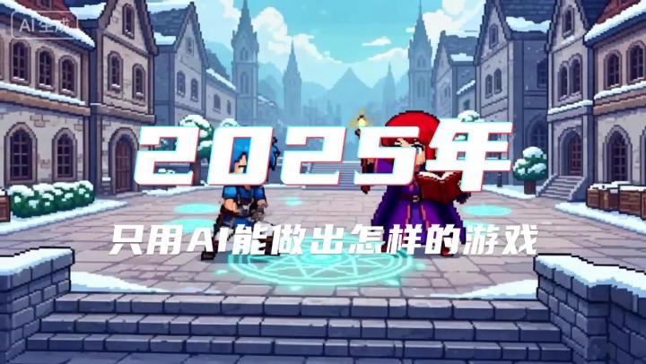 2025 年,只用 AI 能做出怎样的游戏?截图
