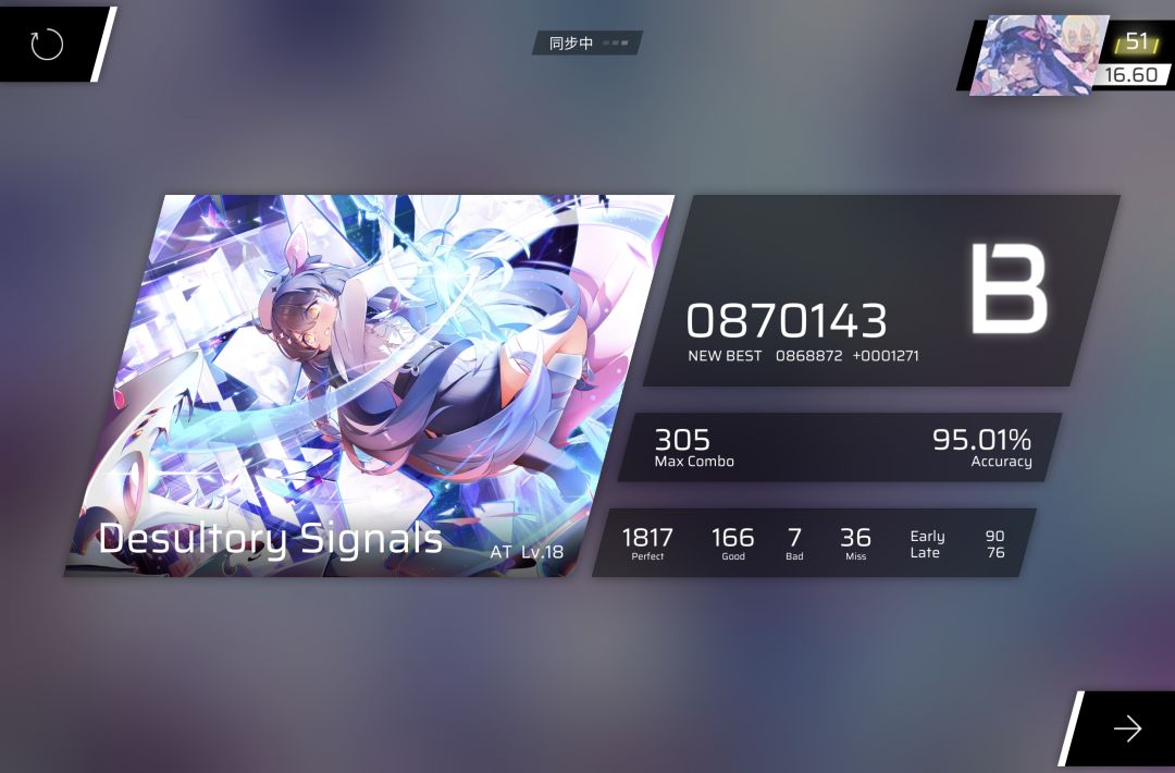 尽力进入16.6大关 5