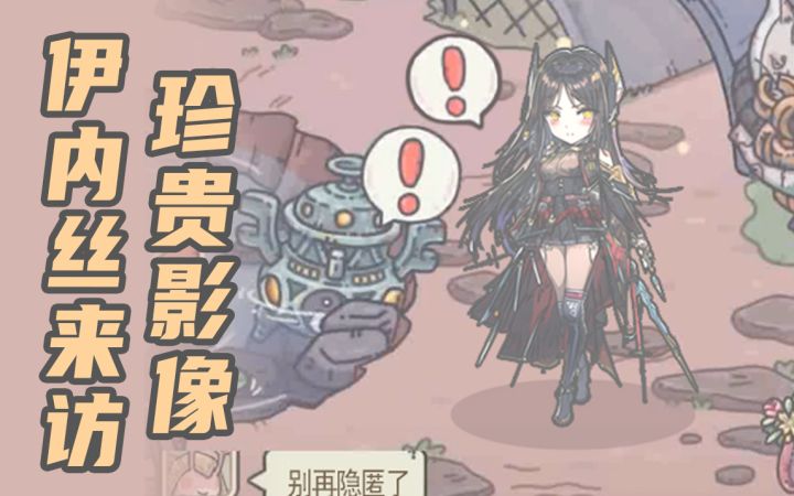 伊内丝来访的珍贵影像截图