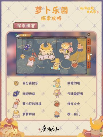 桃源深处有人家·萝卜乐园探索图鉴攻略