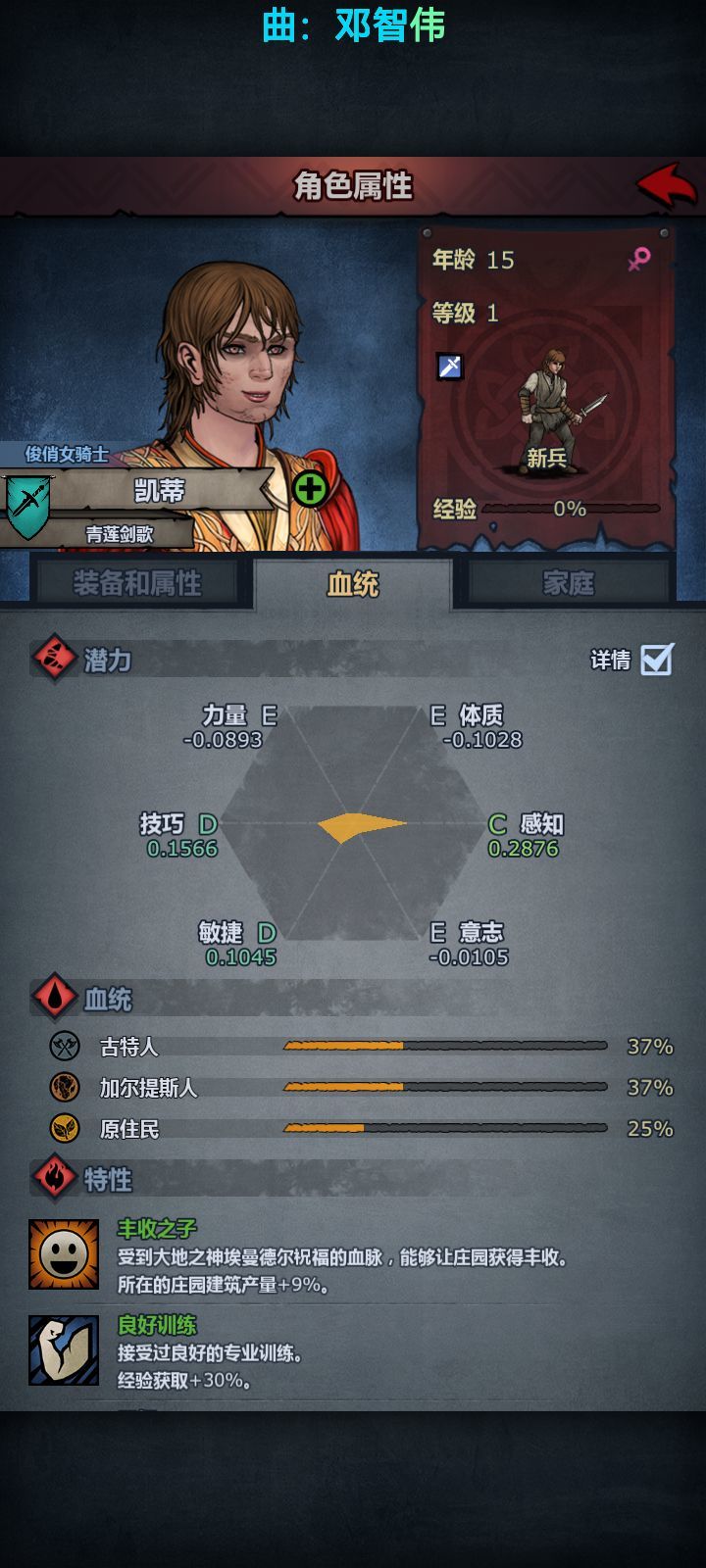 我没看性别还以为是男的截图