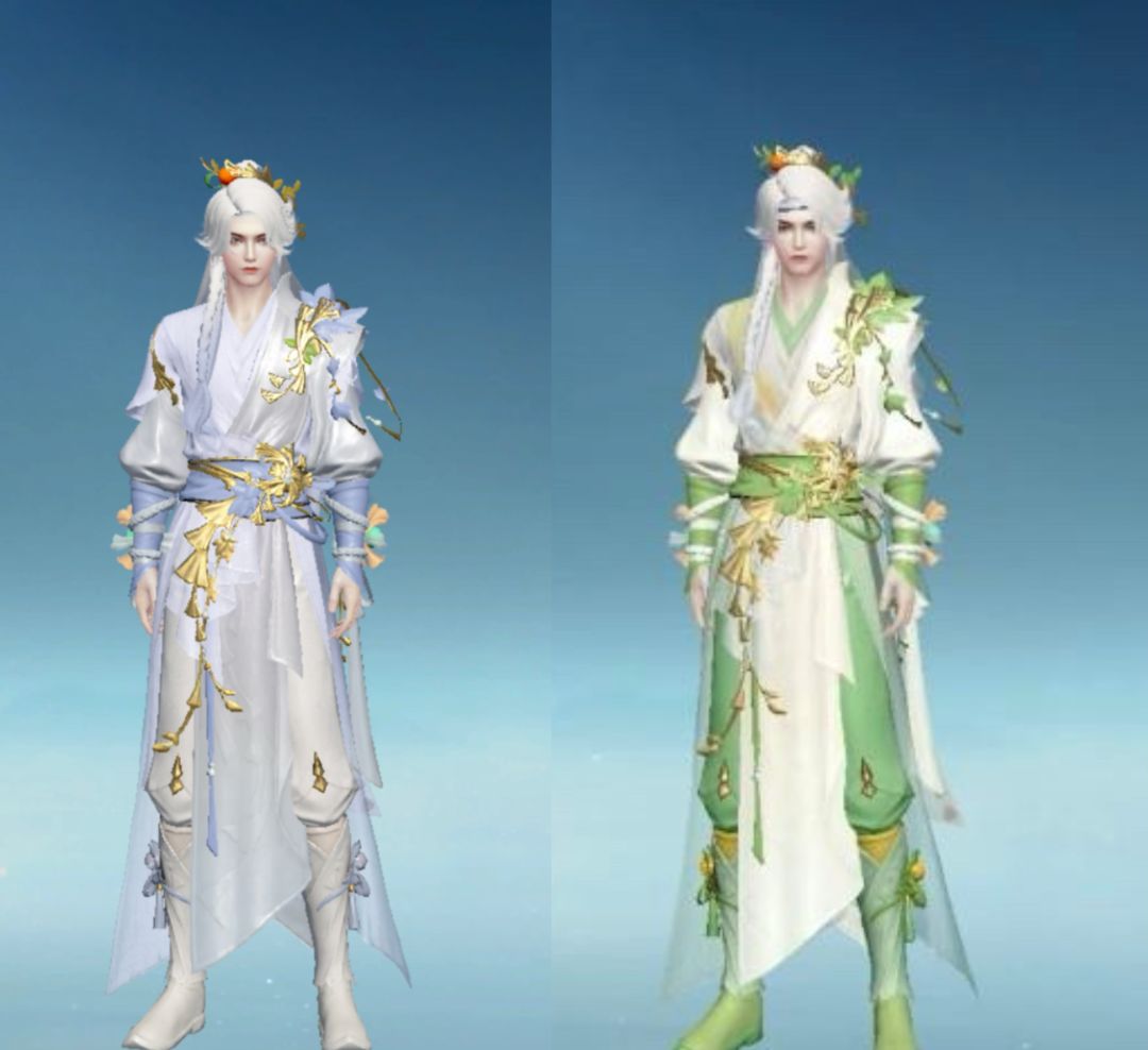 新时装【小确杏·男】3套染色数据 1