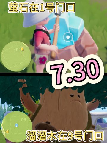 7.30荧石溜溜木位置