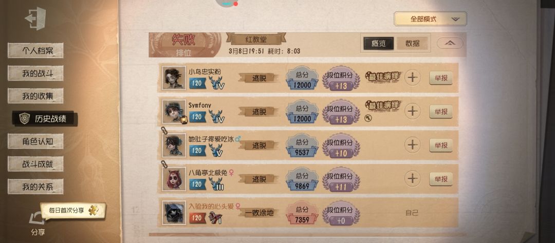 这排位排的正常吗? 3