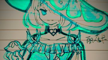 夜光水母💕太可爱了吧🌊摸鱼画个丽蓓卡