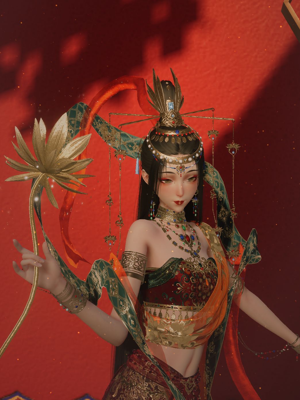 我是追风的马尾,
飞天的裙袂,
夺魂的女儿红一杯。 2
