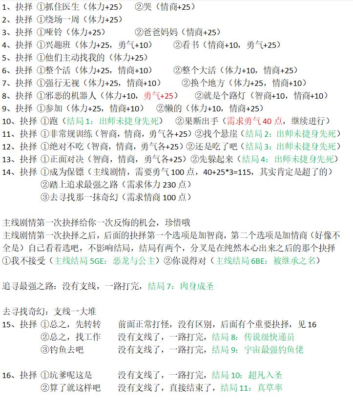 纯爱大作战智子线全攻略截图