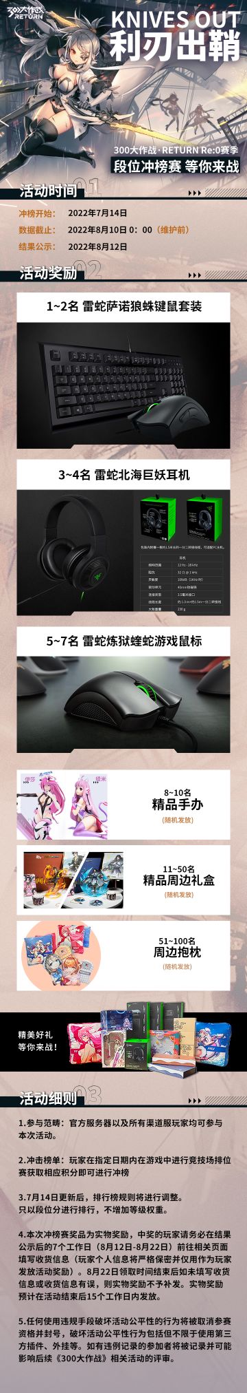 Knives Out ——Re:0赛季段位冲榜赛 等你来战