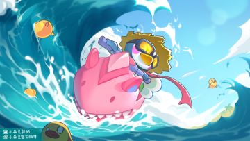 小森灵本期更新公告丨珀尼：哥来了！喜欢这片海滩吗？评论区告诉我！