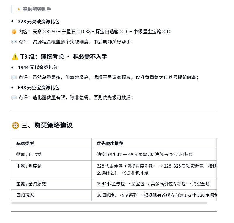 一念逍遥五周年限定礼包推荐指南-4图 3