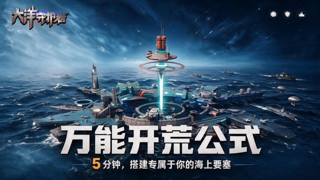 【万能开荒公式】5 分钟,搭建专属于你的海上要塞! 1