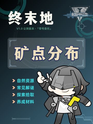 公测地图资源整理，矿点分布