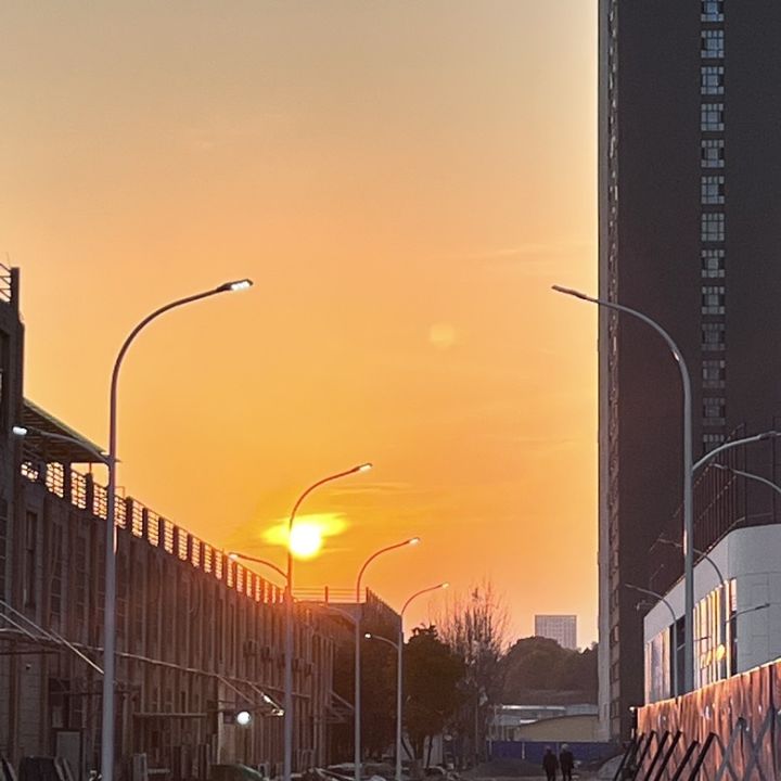 给你们看个夕阳截图