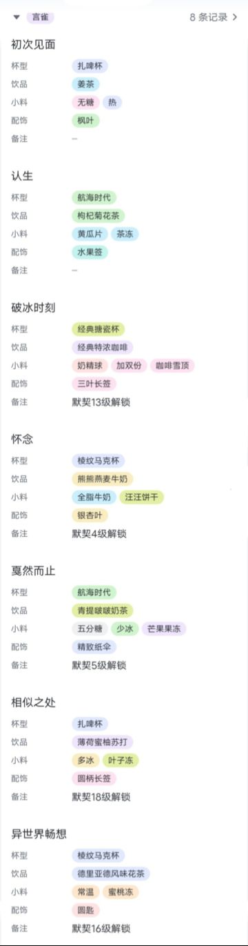 茶憩配方 丨 言雀 SKYLAR