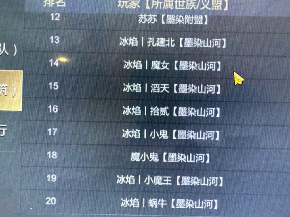 冰焰在逃人员名单 3