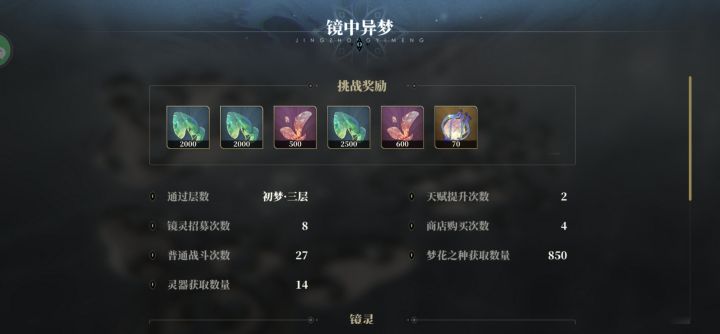 梦境三层通关阵容分享，后期根本死不掉截图